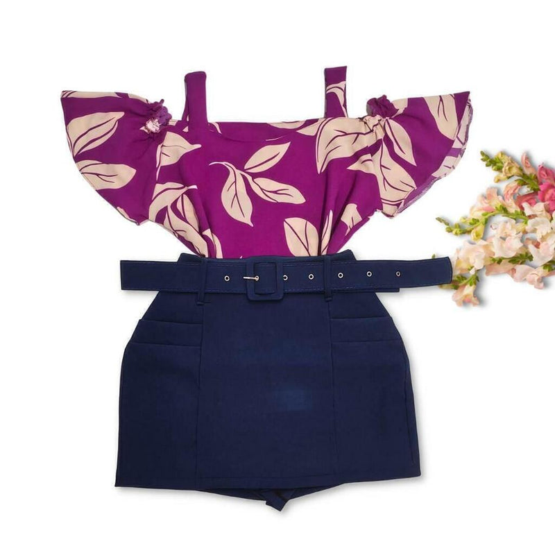 Conjunto Plus Size Blusa Short Roupas Femininas GG 0062