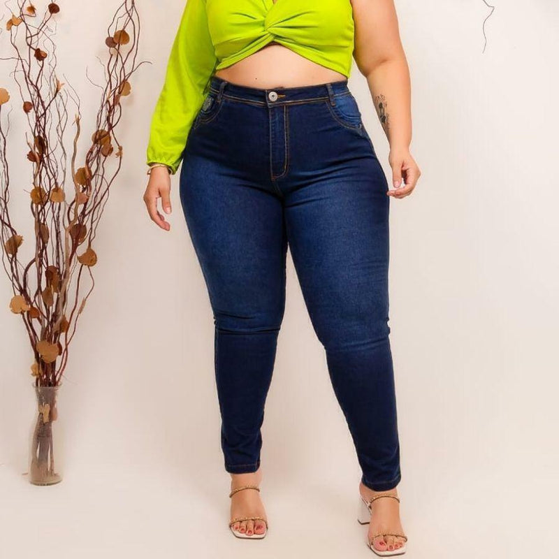 Calça Jeans Plus Size Feminina Com Laicra 44 ao 54 0478