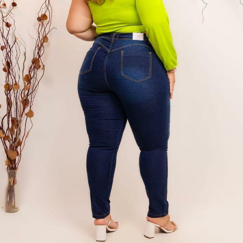 Calça Jeans Plus Size Feminina Com Laicra 44 ao 54 0478