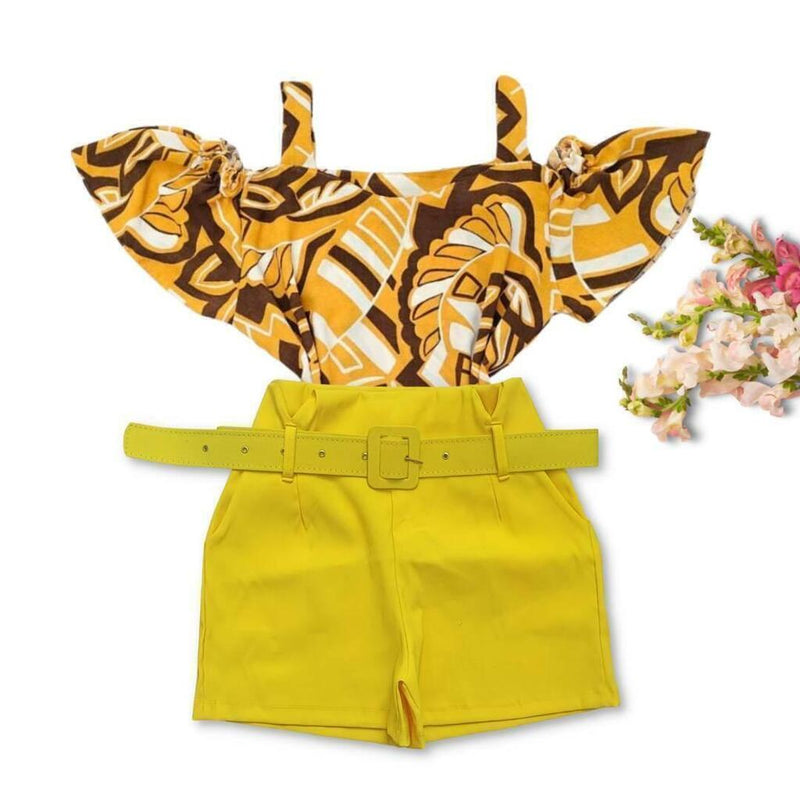 Conjunto Plus Size Blusa Short Roupas Femininas GG 0062