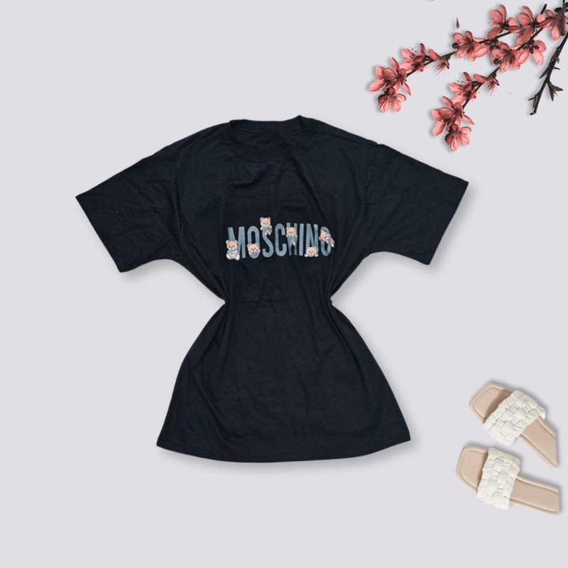 Camisa Feminina Blusão Oversized Com Estampa 36 - 42